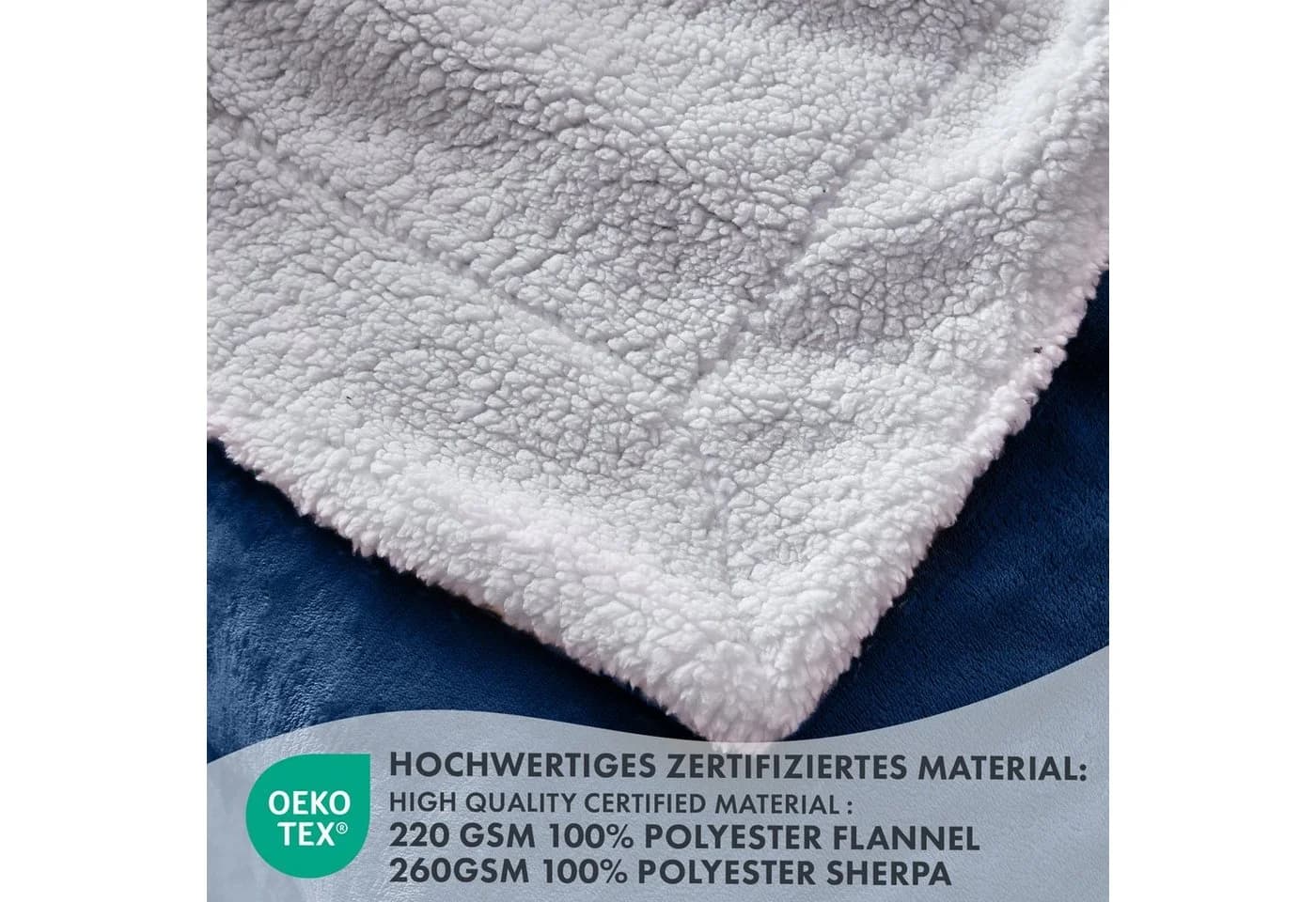 Wohndecke Glory Flauschig 100% Polyester Karat - Bild 4