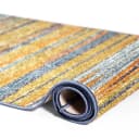 Karat Teppich-Läufer Calama Moderner Wohnteppich Blau Gelb Orange Bild 4