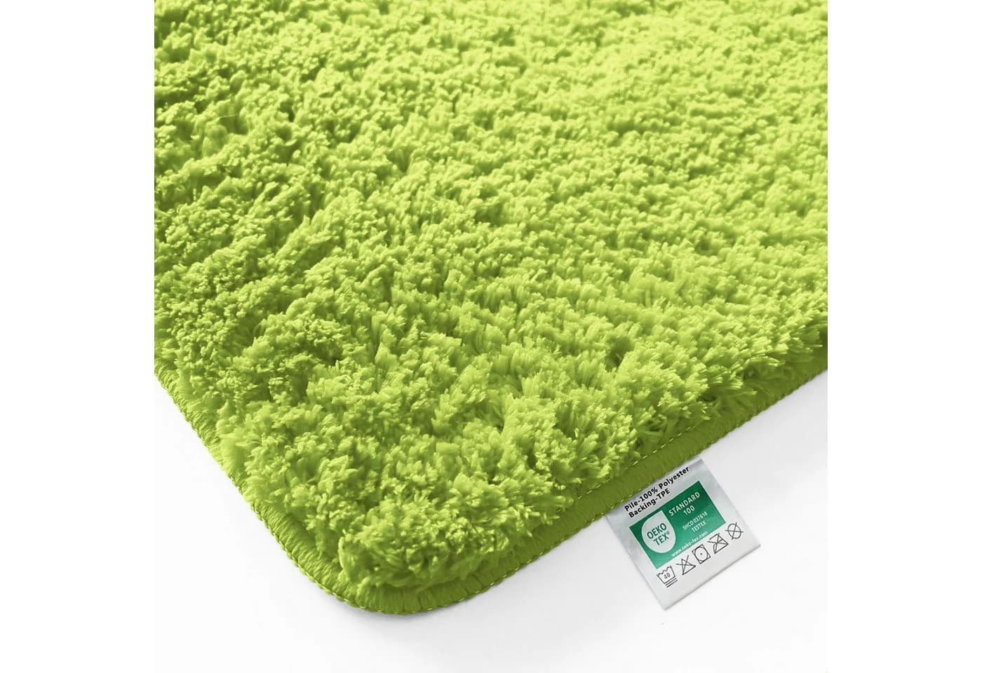 Kubus Badematte Karat Rechteckig Polyester Grün - Bild 2