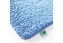 Kubus Badematte Karat Rechteckig Hellblau Polyester Hochflor Bild 2
