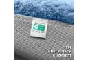 Kubus Badematte Karat Rechteckig Hellblau Polyester Hochflor Bild 4