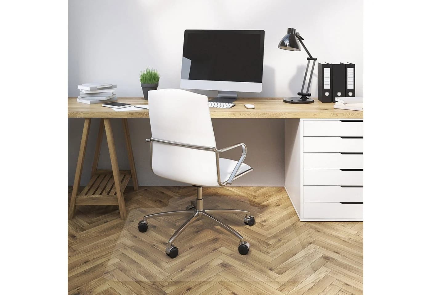 Karat Bodenschutzmatte Strong Vinyl Transparent