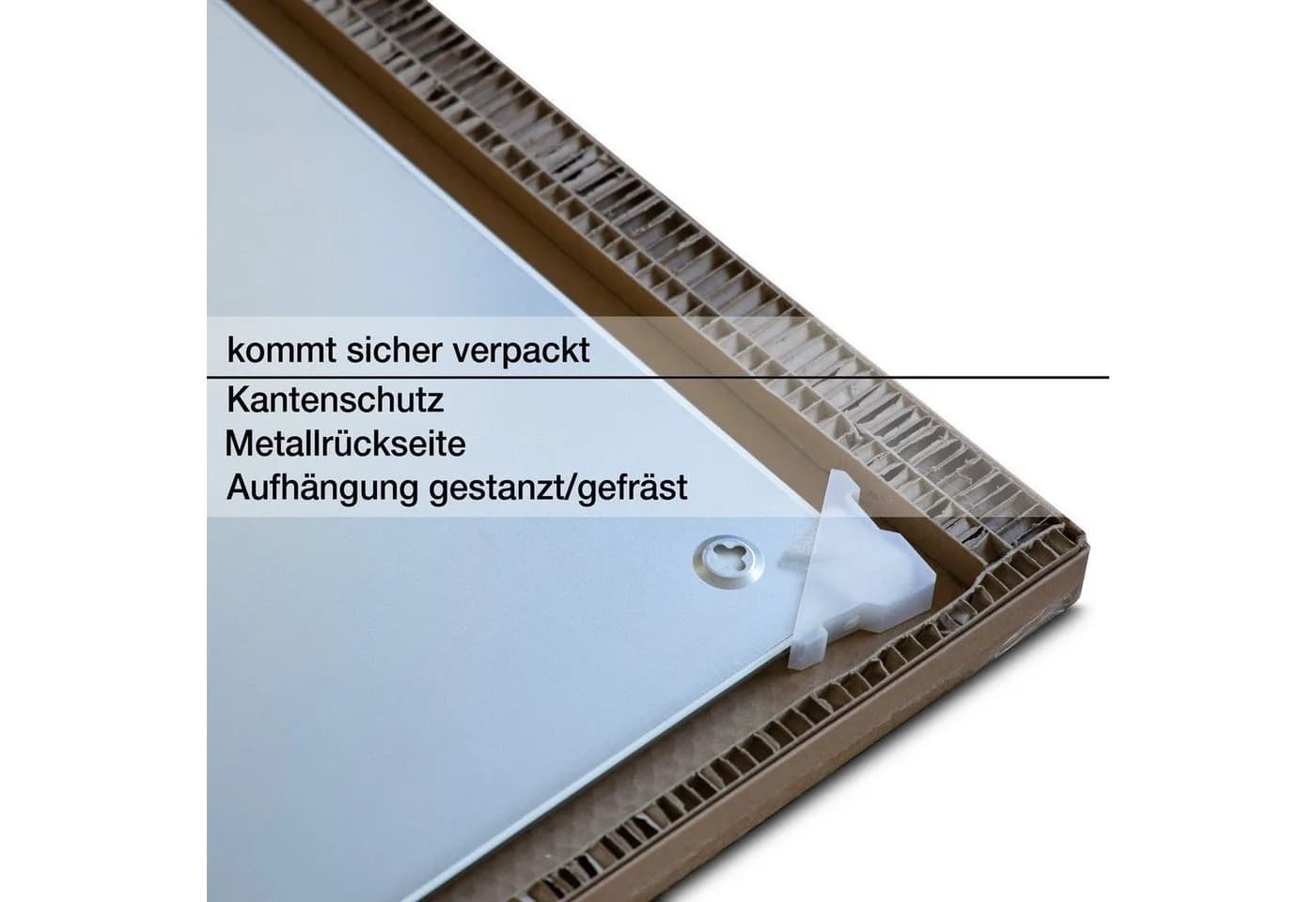 Kubus Magnettafel Glas-Whiteboard Rahmenlos Magnethaftend - Bild 4