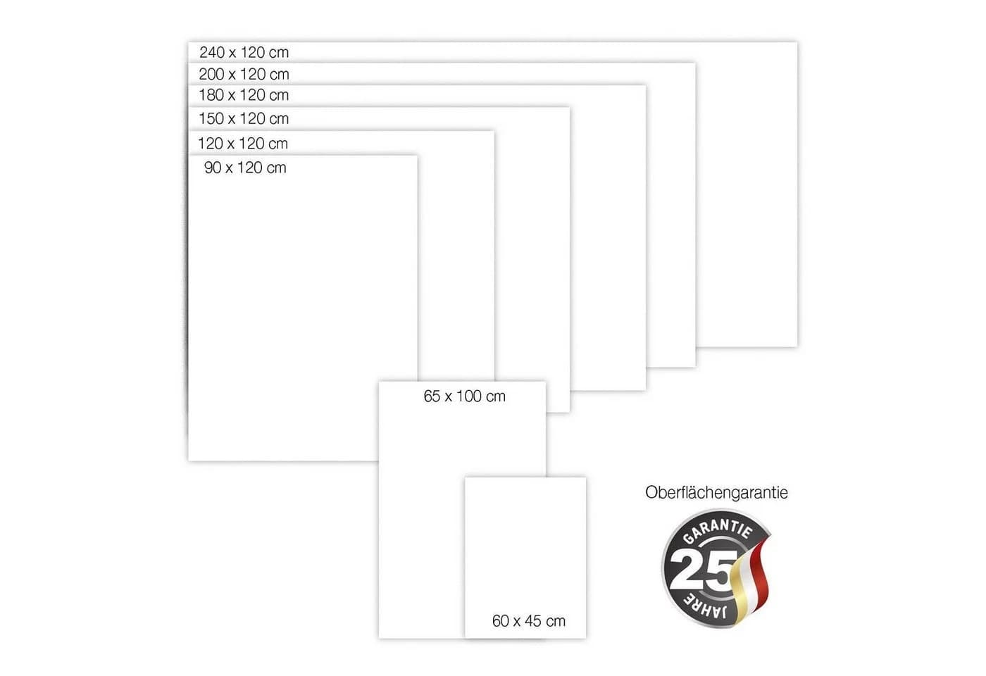 Kubus Magnettafel Glas-Whiteboard Rahmenlos Magnethaftend - Bild 5
