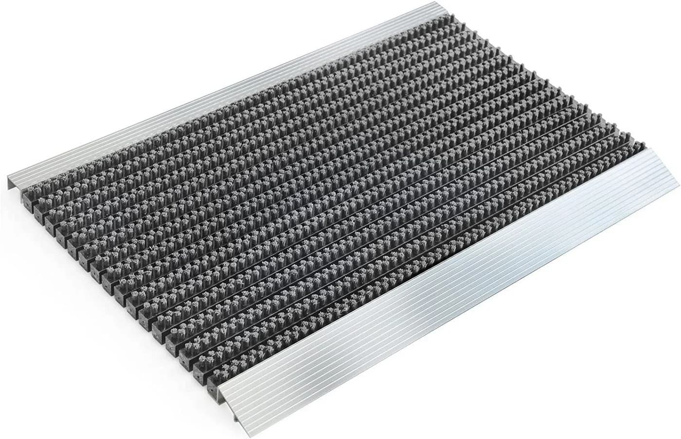 Karat Premium-Alumatte Fußmatte Grau Silber Rutschfest - Bild 2