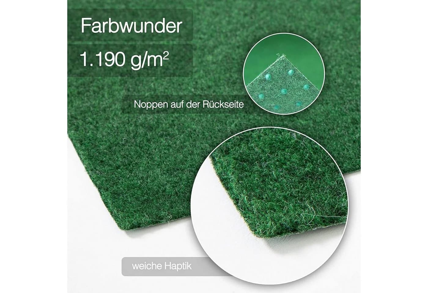Karat Rasenteppich Brilliant Pro Kunstrasen 4 mm