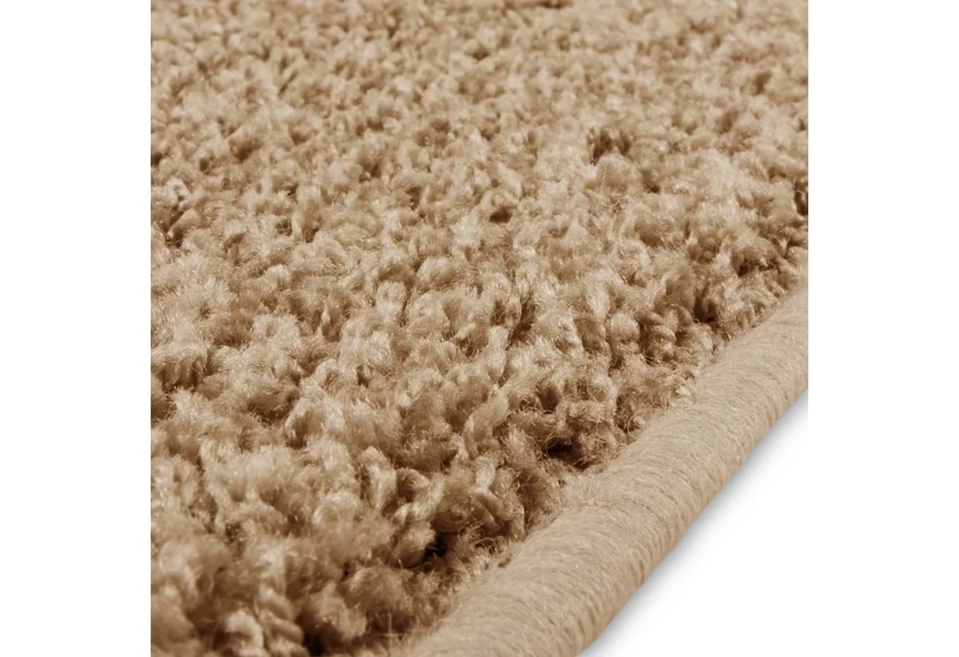 Karat Hochflor-Bettumrandung Kleopatra Shaggy 3-tlg. Beige - Bild 4