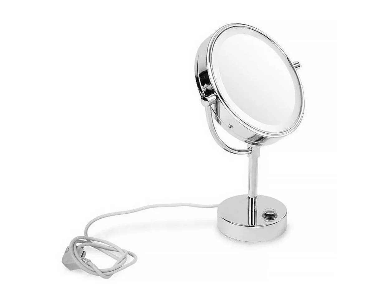 Kubus LED-Lichtspiegel Marilyn 5-fach Vergrößerung Silber - Bild 2