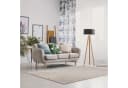 Kubus Veloursteppich Marseille Beige/Braun Hoher Flor Bild 2