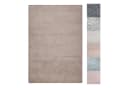 Kubus Veloursteppich Marseille Beige/Braun Hoher Flor Bild 4