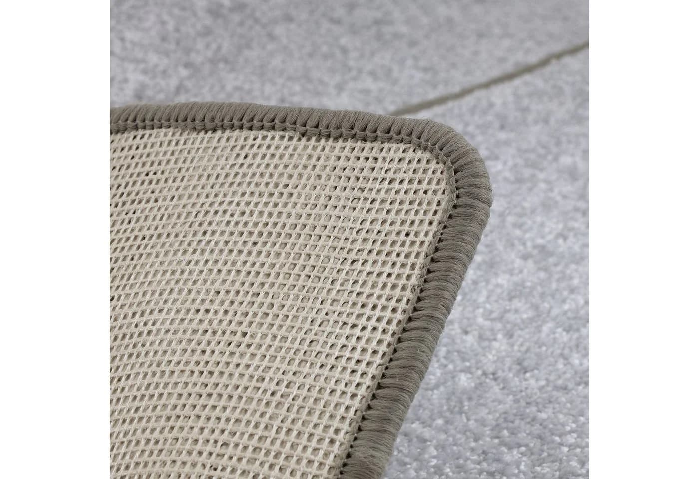 Kubus Velours-Teppich Marseille Silber Flauschig
