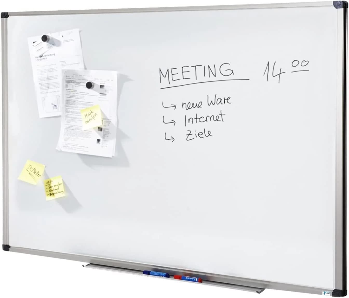 Karat Magnettafel Whiteboard Office Weiss Lackiert Extra Kratzfest - Bild 2