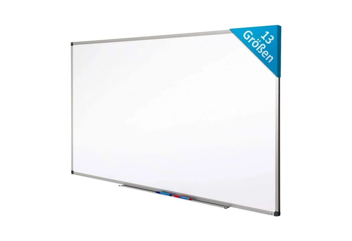 Karat Whiteboard Magnettafel mit Ablageschale - Speziallackiert & Kratzfest - Bild 2