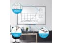 Karat Whiteboard Magnettafel mit Ablageschale - Speziallackiert & Kratzfest Bild 3