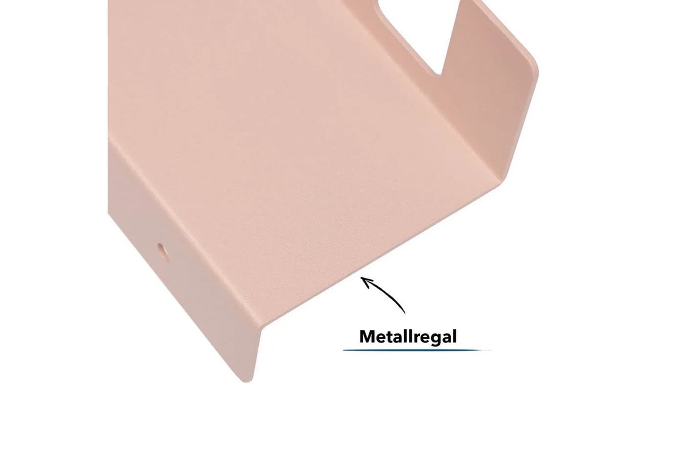 Karat Wandregal Agnes 2er Set Metall Grün/Rosa - Bild 3