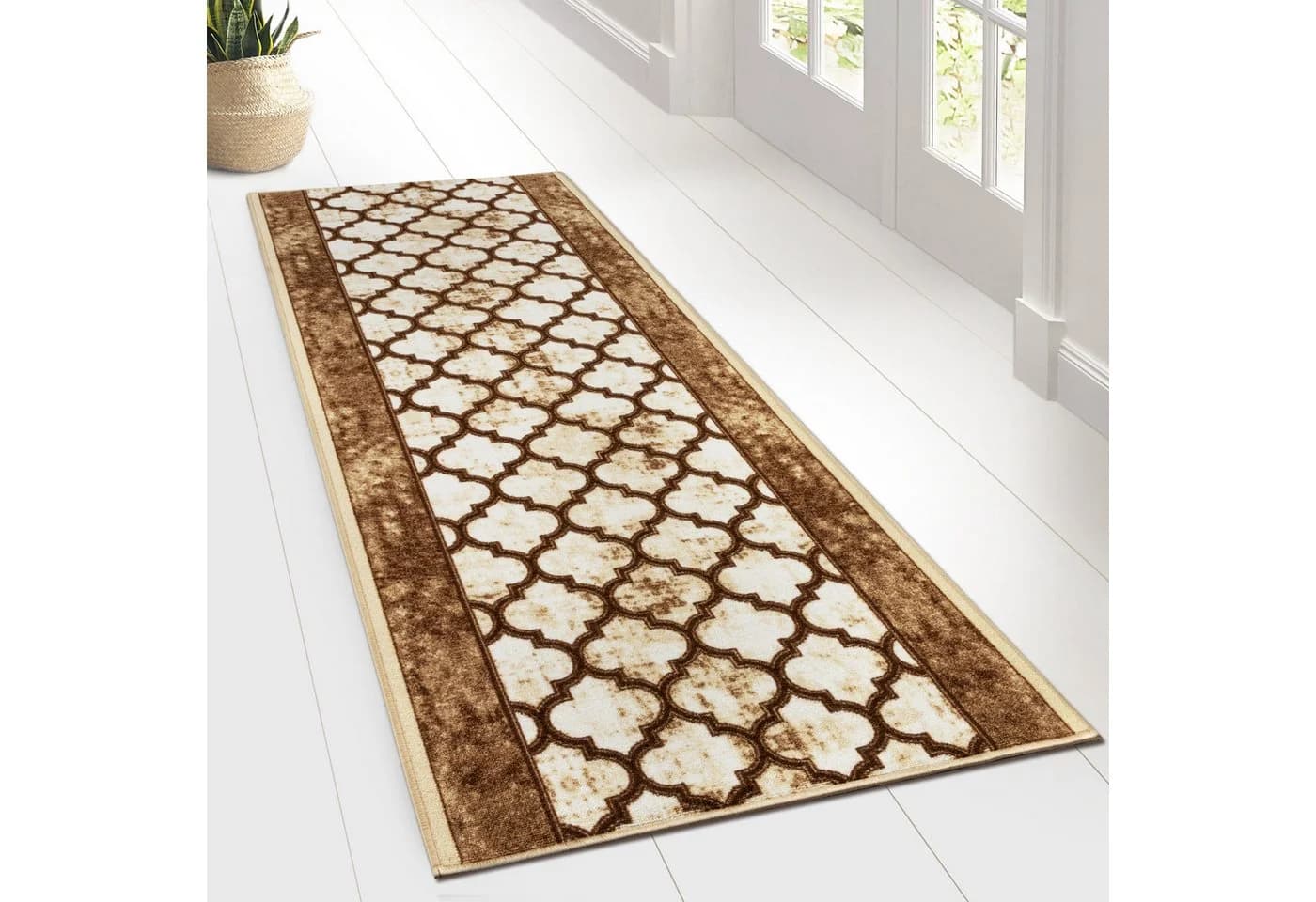 Floordirekt Läufer Waterford Polyamid Schlingenpol Modern Beige-Braun Rechteckig - Bild 2