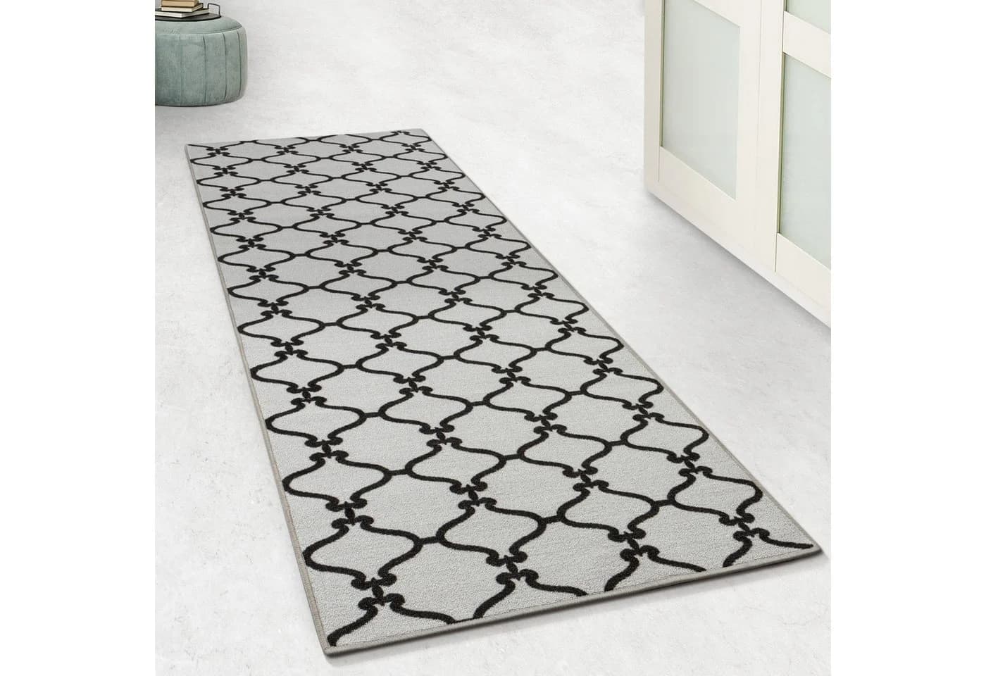 Floordirekt Läufer Drogheda Teppichläufer Grau-Schwarz Modern - Bild 2