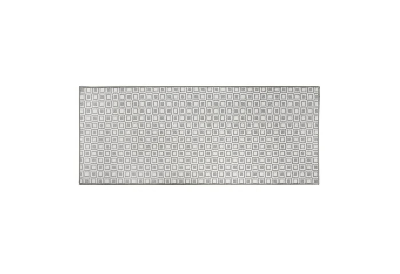Floordirekt Teppich Bray Läufer Weiß Polyamid Modern
