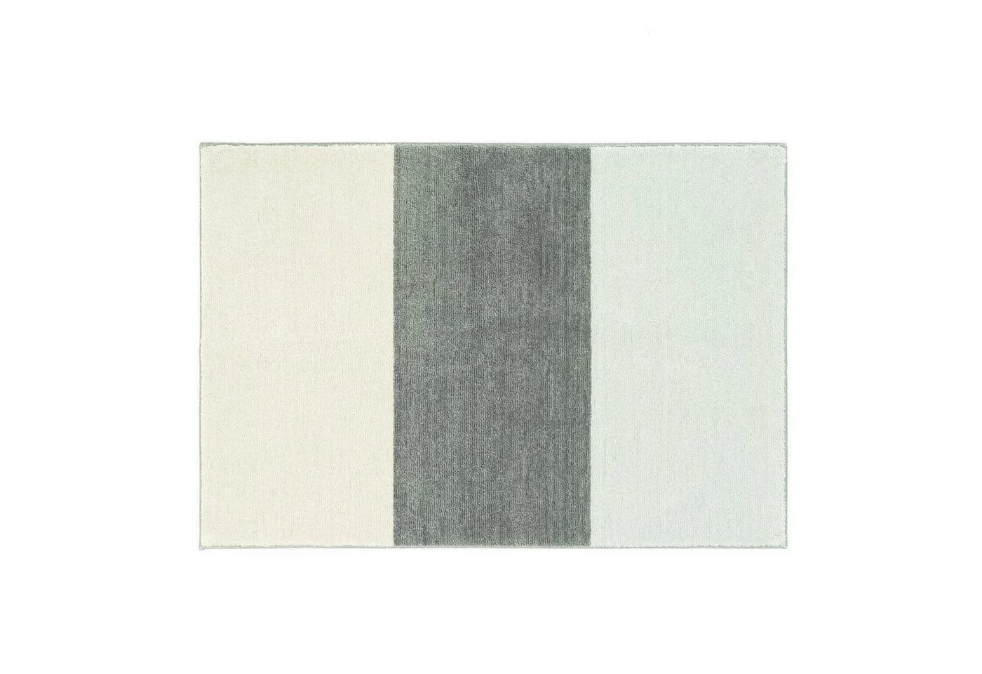 Karat Badematte Horizont Polyester Rutschhemmend Grau Beige - Bild 2