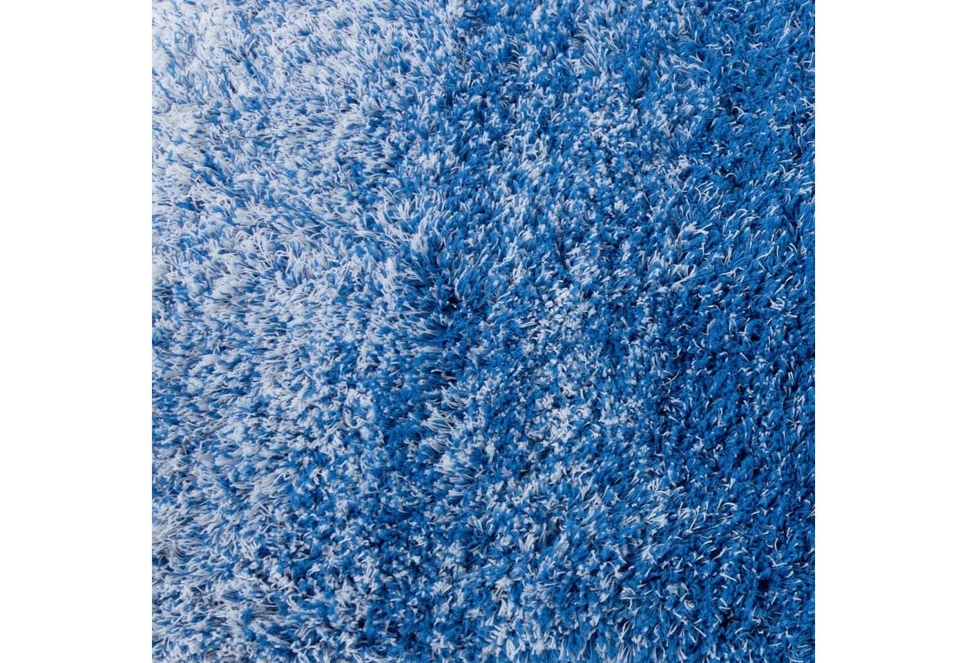 Karat Badematte Wave Rutschsicher Blau/Weiß Polyester - Bild 3