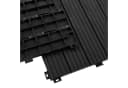 Karat Terrassenfliesen Claire Grau 30x30cm Kunststoff Klickfliesen Bild 3