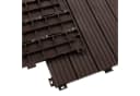 Karat Terrassenfliesen Claire 30x30cm Braun/Grau Kunststoff Klickfliesen Bild 3