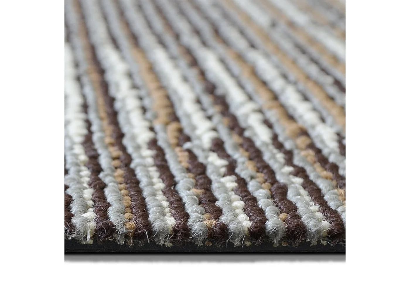 Karat Teppichfliese Zadar Beige Braun Selbstliegend 50x50 cm - Bild 3