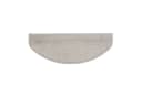Karat Stufenmatte Fallon Halbrund Silbergrau Velours Bild 2