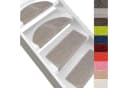Karat Stufenmatte Fallon Halbrund Silbergrau Velours Bild 5