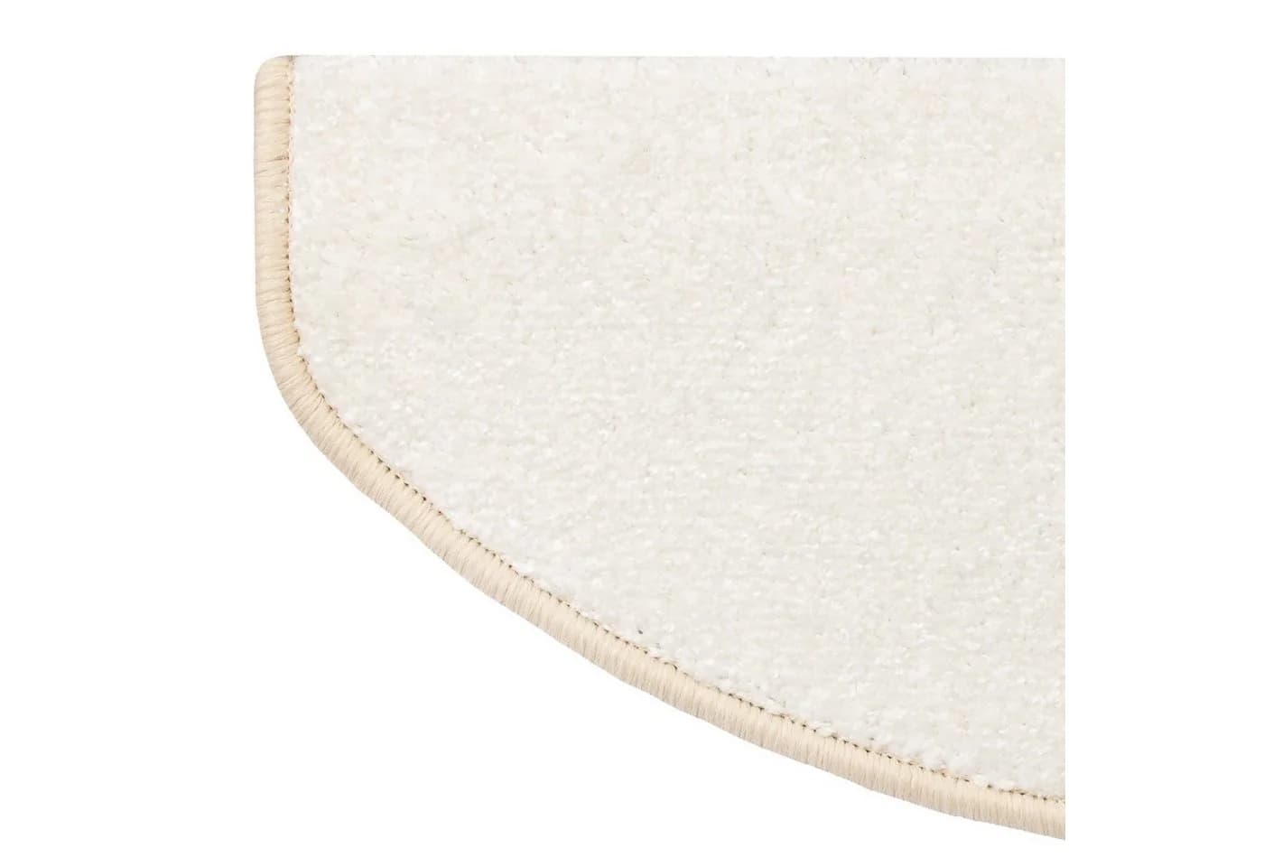 Karat Stufenmatte Marseille Halbrund Velours Creme