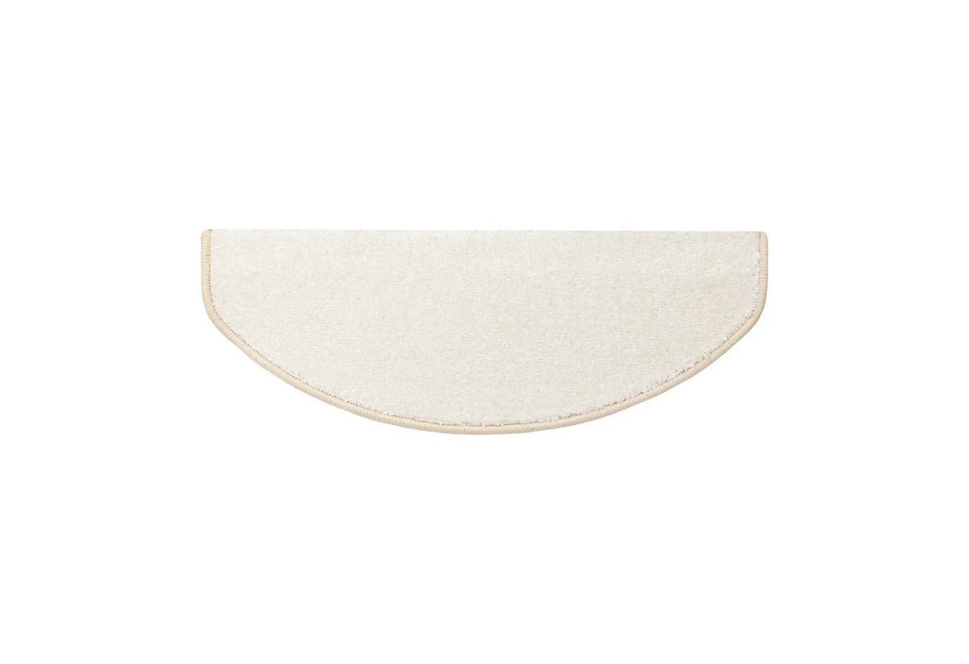 Karat Stufenmatte Marseille Halbrund Velours Creme - Bild 2