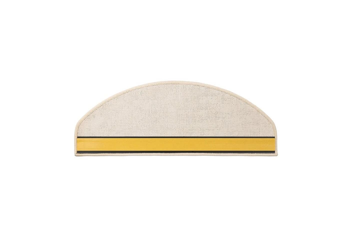 Karat Stufenmatte Marseille Halbrund Velours Creme - Bild 3