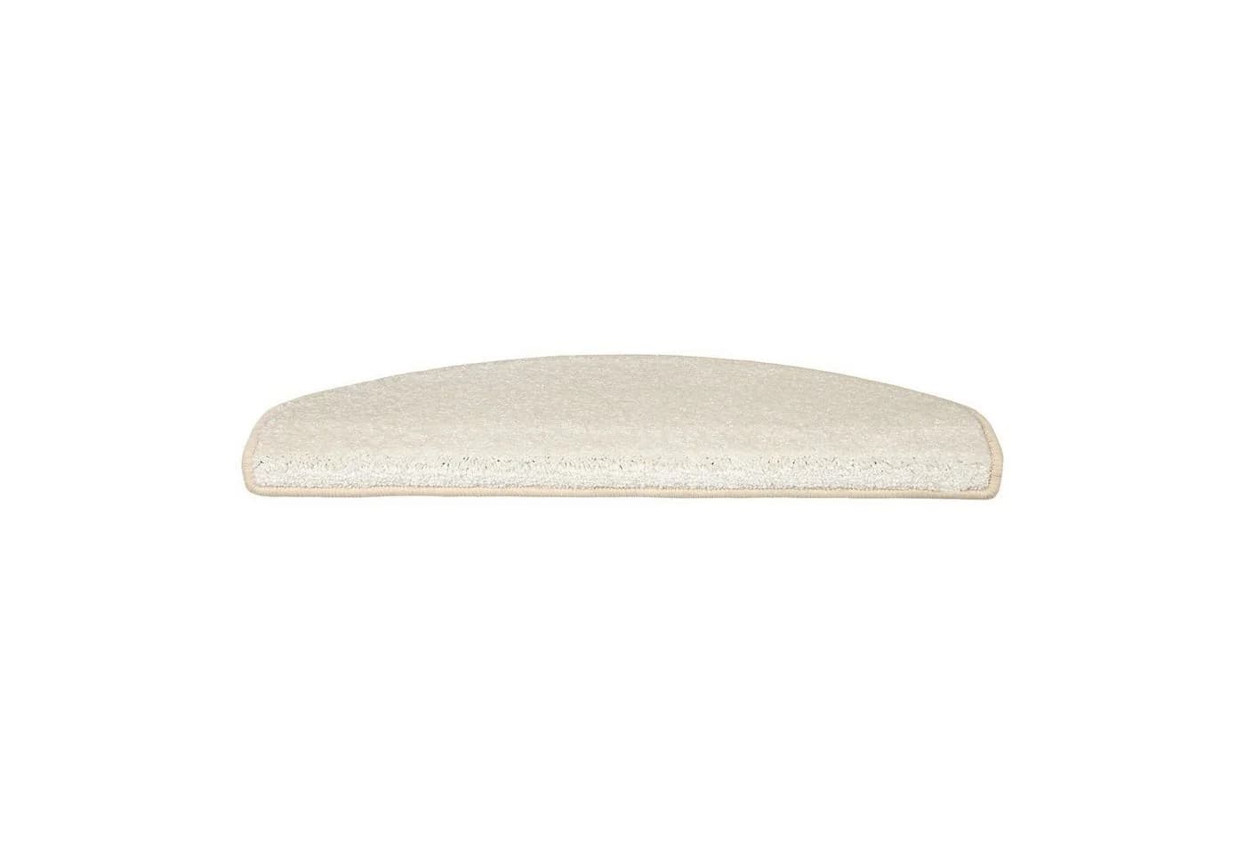 Karat Stufenmatte Marseille Halbrund Velours Creme - Bild 4