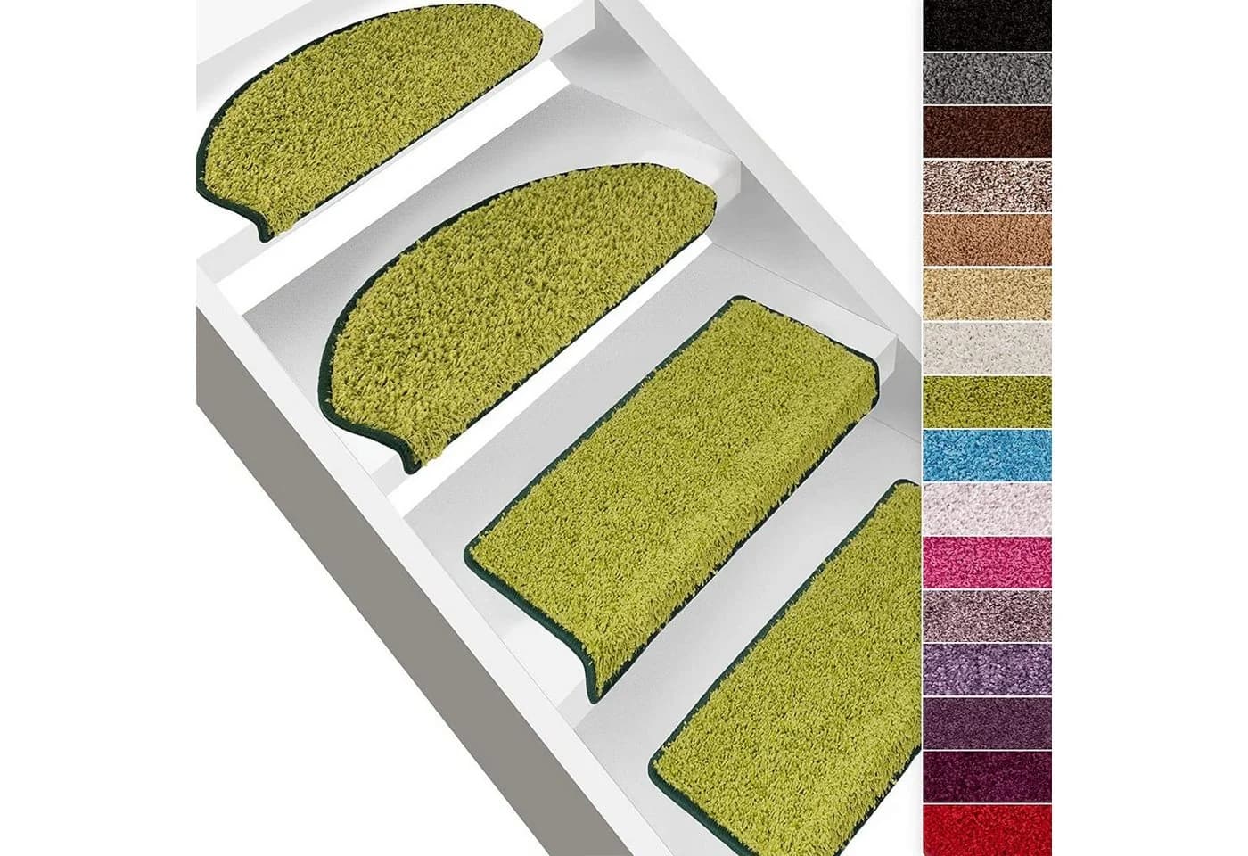 Karat Stufenmatte Kleopatra Grün 100% Polypropylen - Bild 2