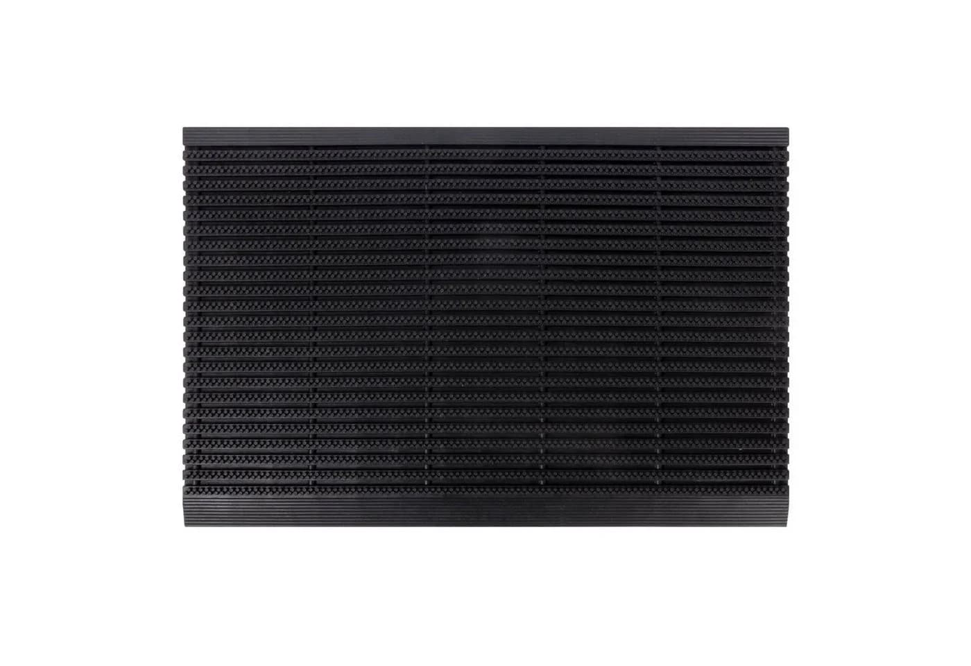 Kubus Wetterfeste Fußmatte Schwarz Gummi - Bild 2