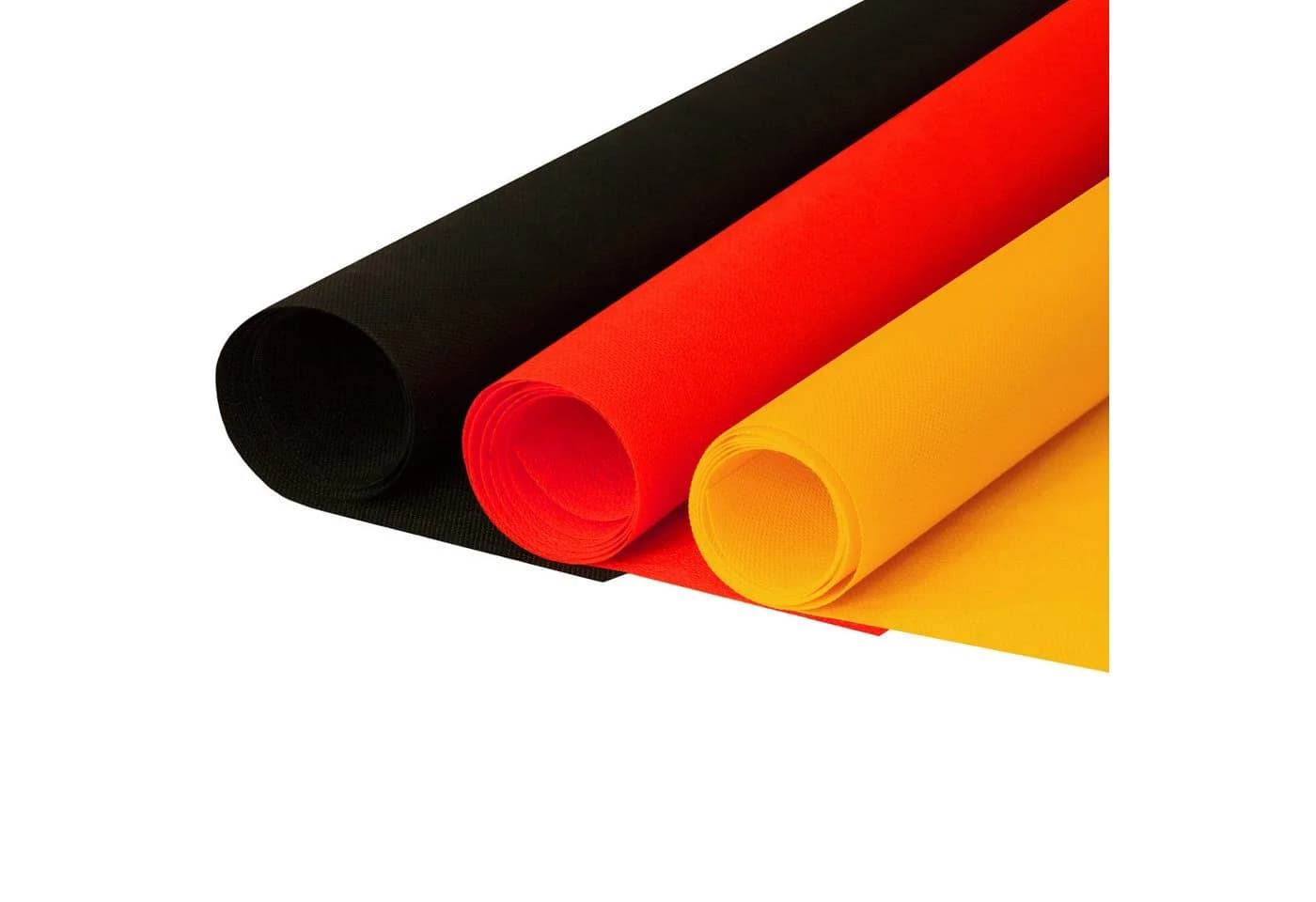 Sensalux Tischdeckenset Deutschlandflagge Schwarz Rot Gelb Vlies - Bild 2
