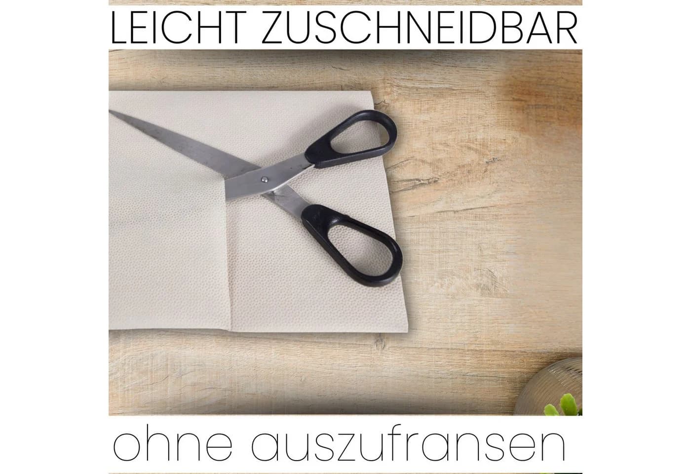 Sensalux Tischdeckenrolle Creme 0,99m x 10m Vlies abwaschbar - Bild 4