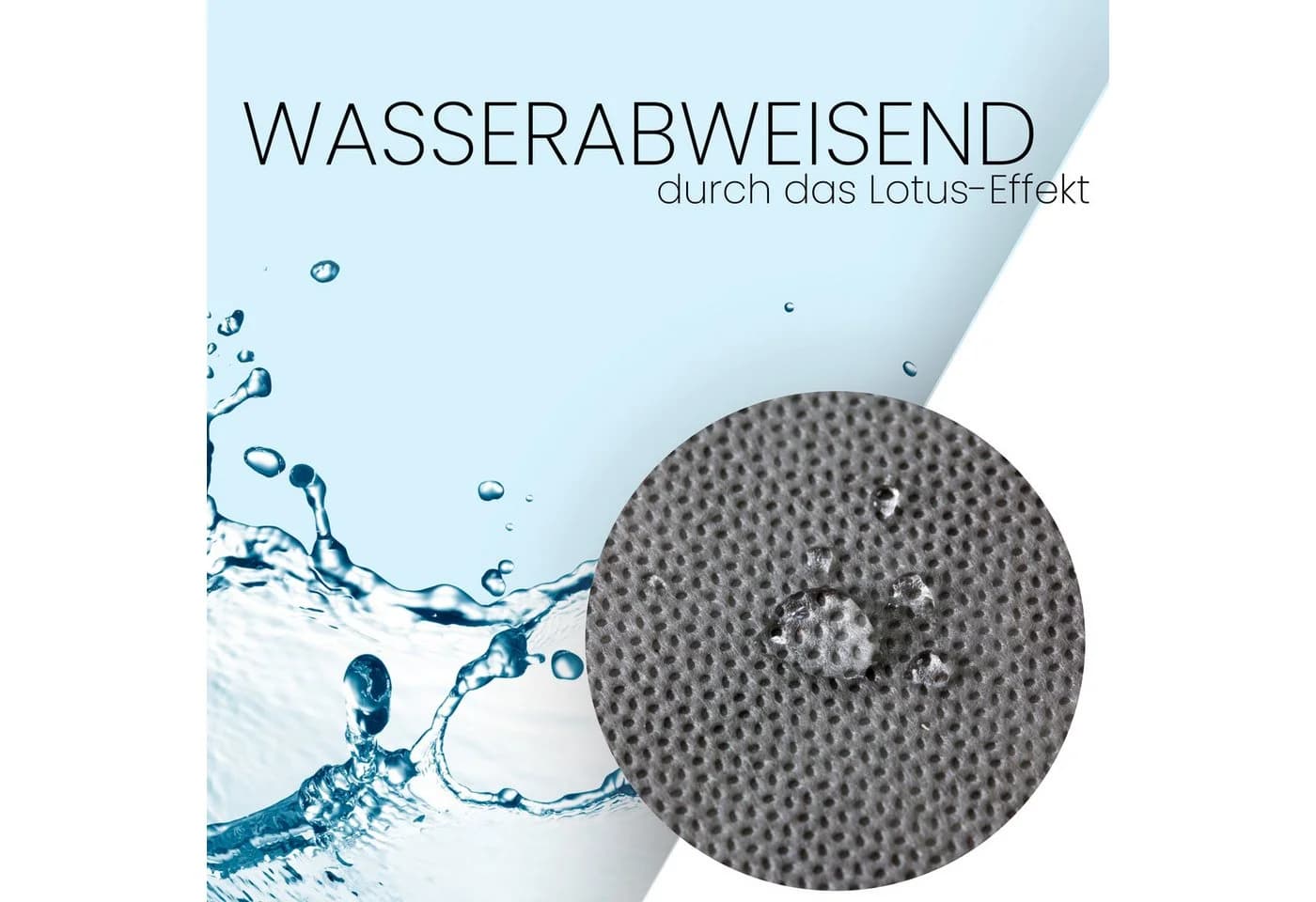 Sensalux Tischdeckenrolle Grau Abwaschbar Vlies - Bild 3