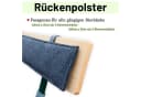 Sensalux Rückenlehnen-Polster Grau Klettverschluss Bild 3