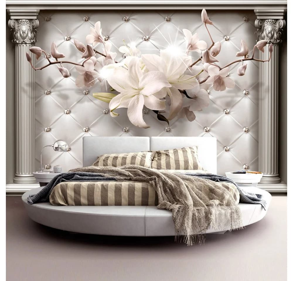 Basera® Selbstklebende Fototapete b-A-0313-a-a Beige/Grau/Rosa - Bild 2