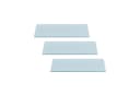 Basera® Schneidebrett Glasschneideplatte 3er Set ESG-Sicherheitsglas transparent Bild 2