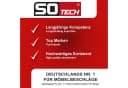 SO-TECH Kleiderhaken Edelstahl Wandhaken groß schwarz Bild 5