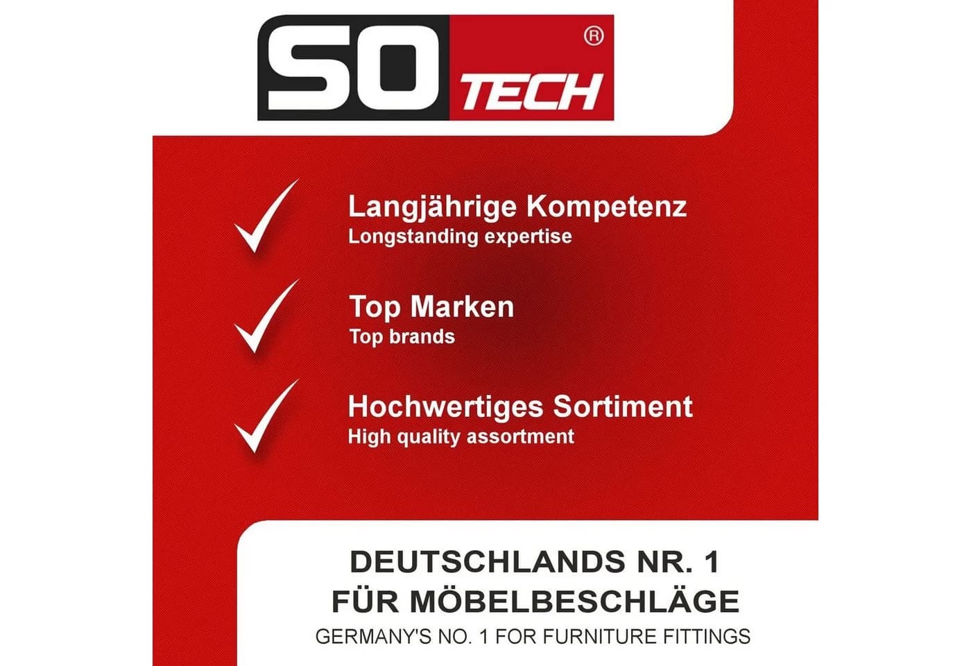 SO-TECH Kleiderhaken Edelstahl Wandhaken groß schwarz - Bild 5