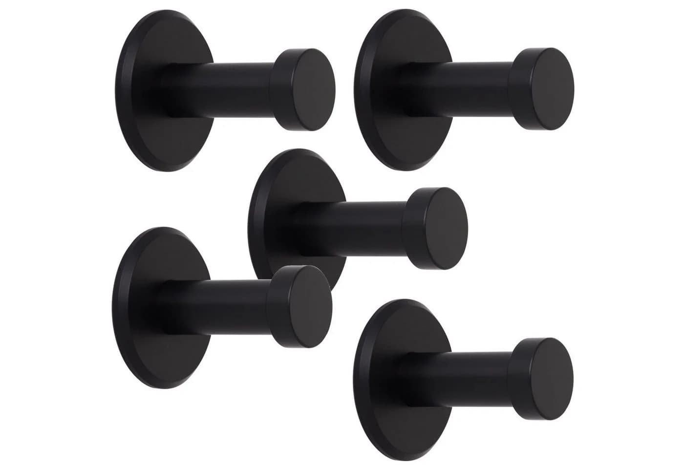 SO-TECH® Kleiderhaken TALEA 5-tlg. Edelstahl Schwarz Elox - Bild 2