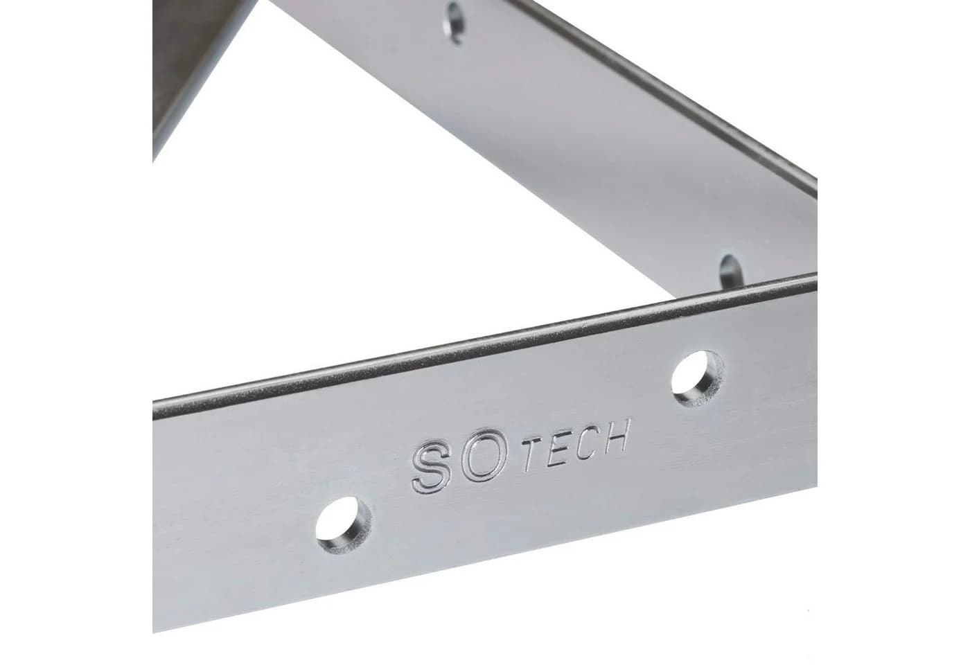 SO-TECH® Wandregalhalter mit Querstrebe verzinkt - Bild 3