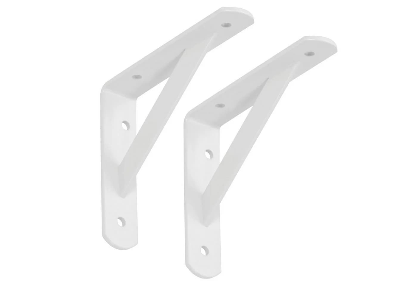SO-TECH® Wandregalhalter 2-tlg. Weiß mit Querstrebe - Bild 2