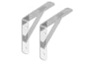 SO-TECH® Wandregalhalter 2-tlg. Stahl verzinkt mit Querstrebe Bild 2