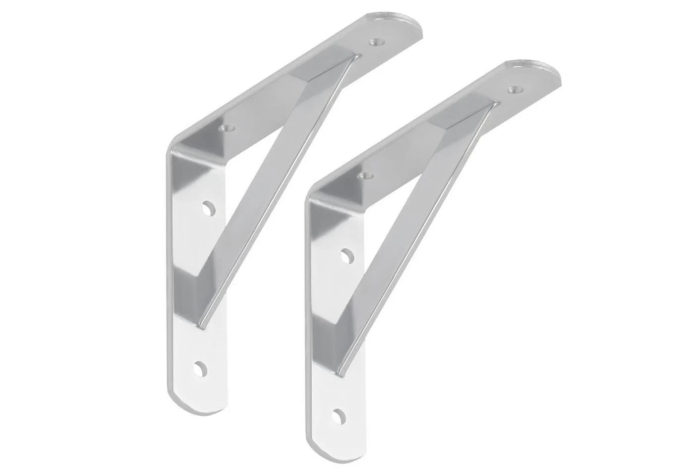 SO-TECH® Wandregalhalter 2-tlg. Stahl verzinkt mit Querstrebe - Bild 2