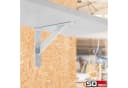 SO-TECH® Wandregalhalter 2-tlg. Stahl verzinkt mit Querstrebe Bild 3