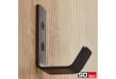 SO-TECH® Kleiderhaken Wandhaken 5-tlg. Edelstahl Schwarz Bild 3